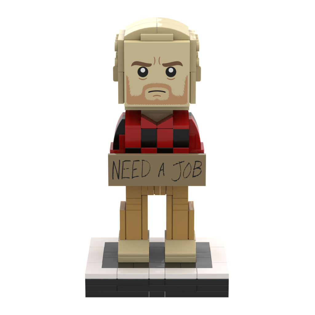 Josh Statue: Brick Building Kit
