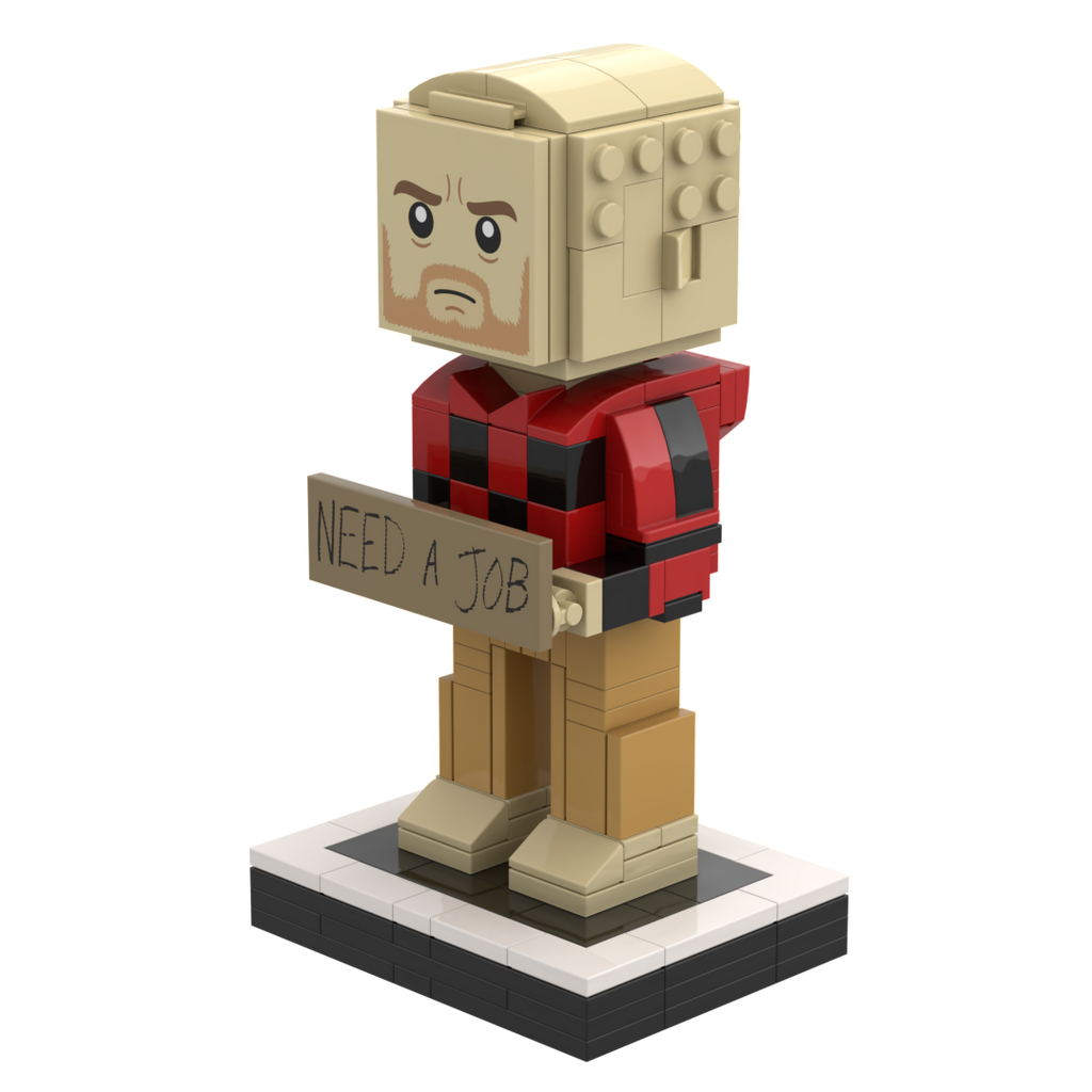 Josh Statue: Brick Building Kit
